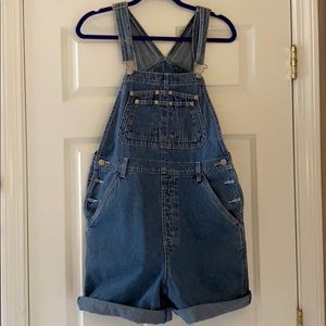 Vintage Denim and Co short overalls
